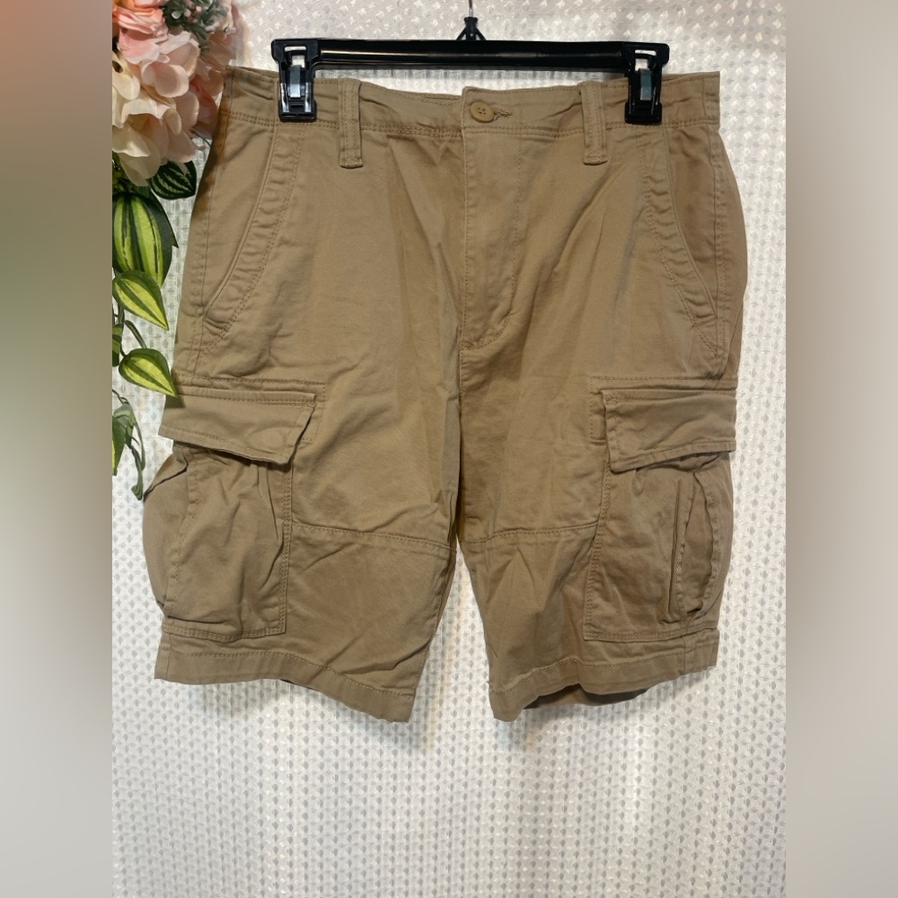Men's Tan Cargo Shorts